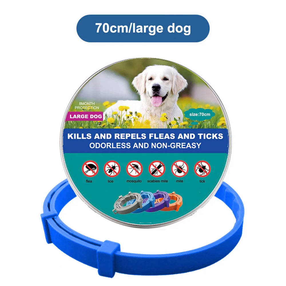 Anti Flea and Tick Collar for Cats & Dogs Infused with Natural oils no harmful chemicals