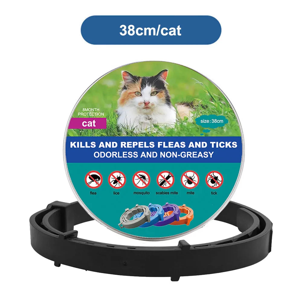 Anti Flea and Tick Collar for Cats & Dogs Infused with Natural oils no harmful chemicals