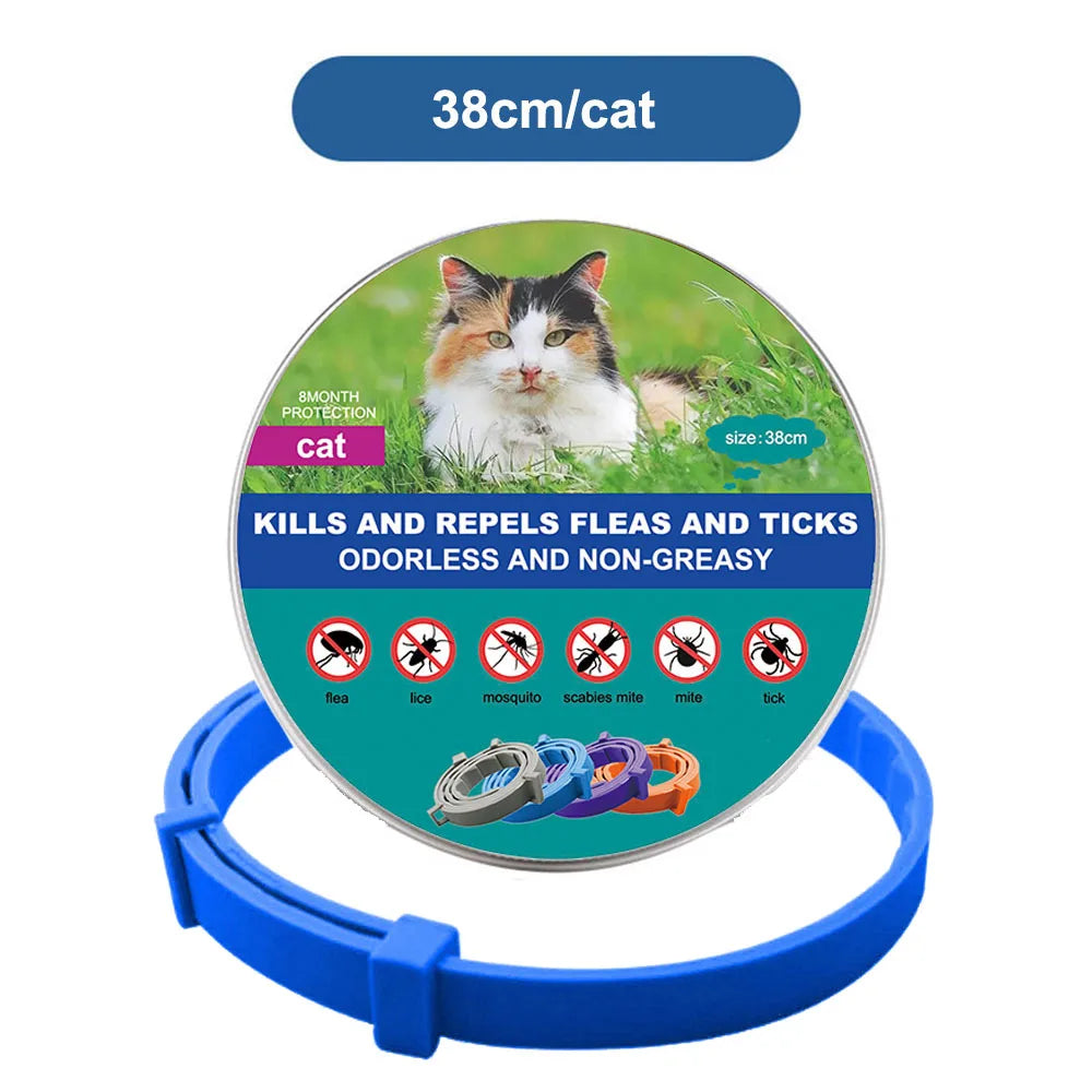 Anti Flea and Tick Collar for Cats & Dogs Infused with Natural oils no harmful chemicals