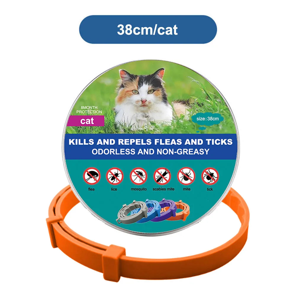 Anti Flea and Tick Collar for Cats & Dogs Infused with Natural oils no harmful chemicals