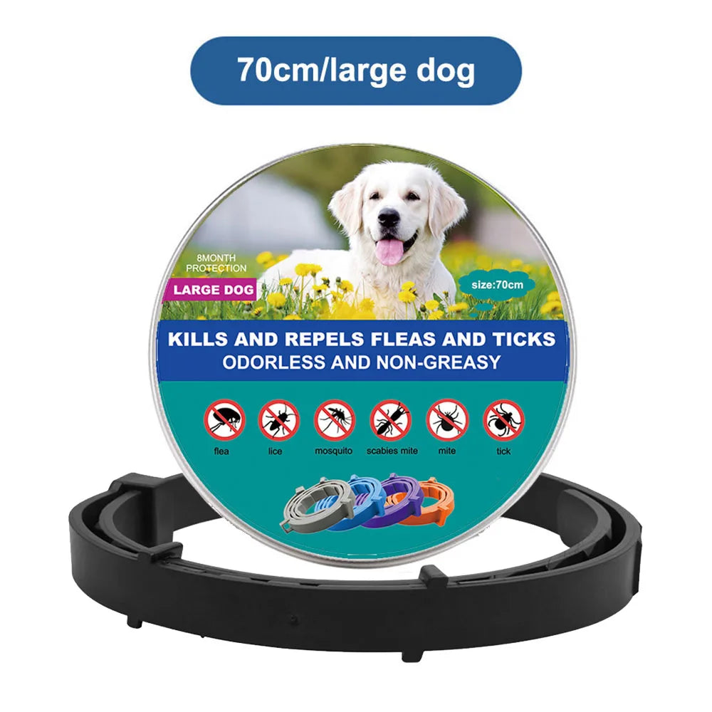 Anti Flea and Tick Collar for Cats & Dogs Infused with Natural oils no harmful chemicals