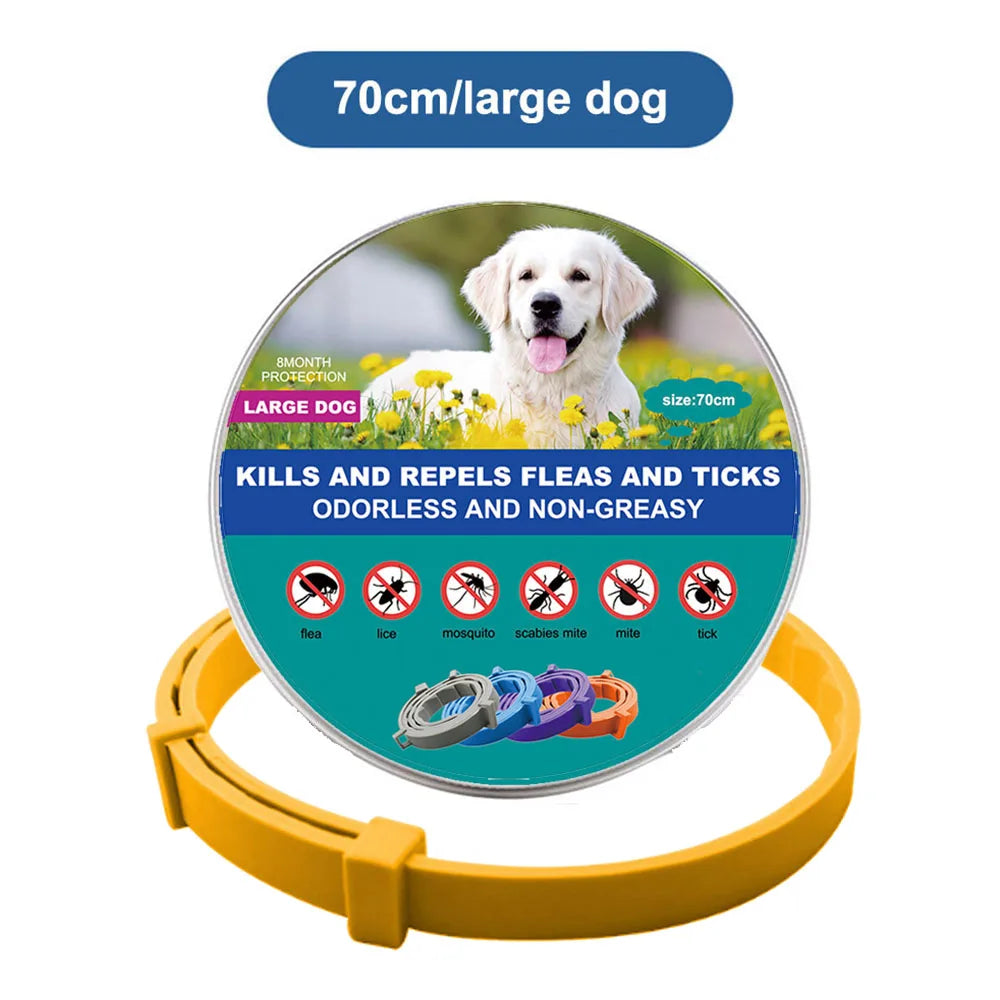 Anti Flea and Tick Collar for Cats & Dogs Infused with Natural oils no harmful chemicals